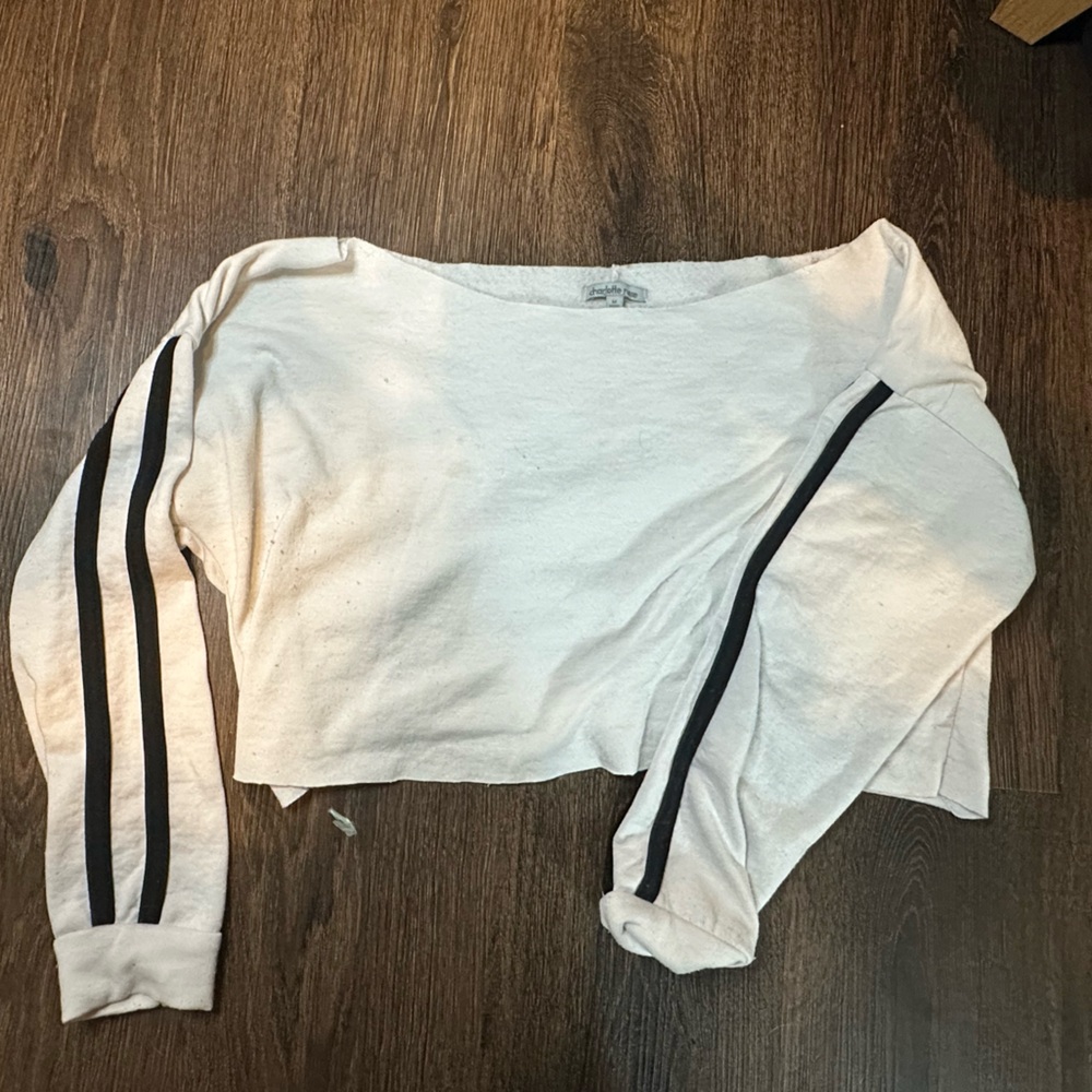 Charlotte Russe Off-White Knit Top